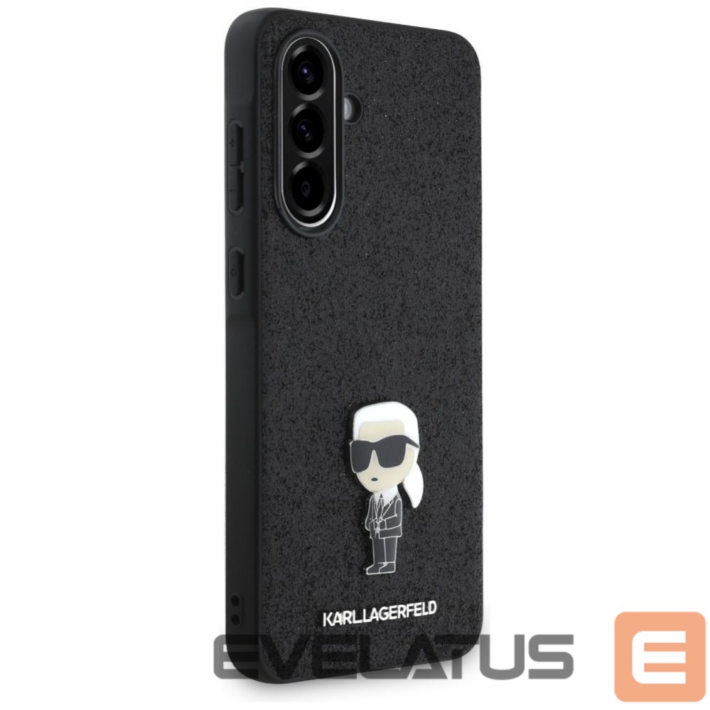 Other goods Karl Lagerfeld Karl Lagerfeld Fixed Glitter Ikonik Logo Metal Pin Case for Samsung Galaxy A36 - Black