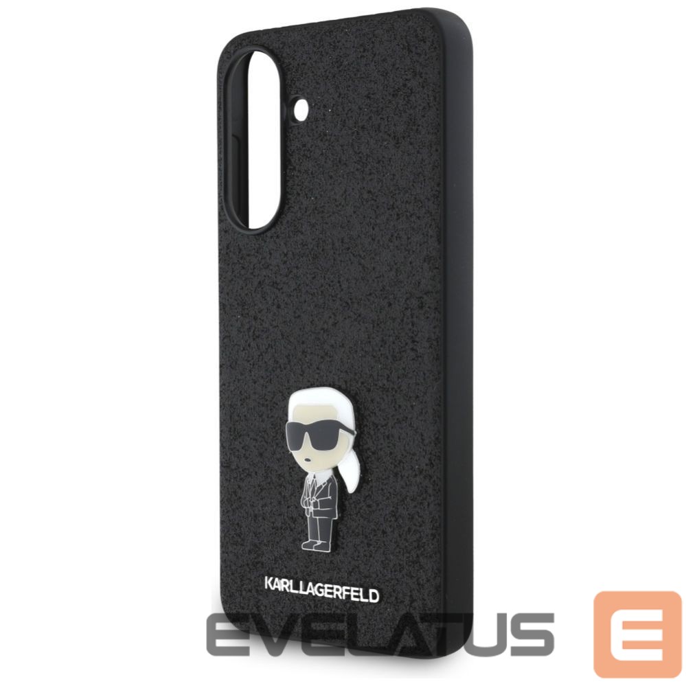 Other goods Karl Lagerfeld Karl Lagerfeld Fixed Glitter Ikonik Logo Metal Pin Case for Samsung Galaxy A36 - Black