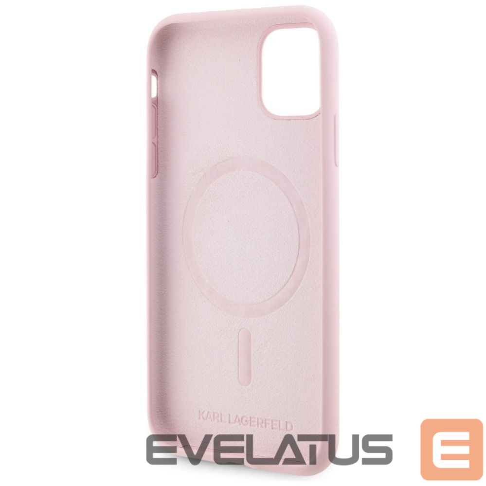 Other goods Karl Lagerfeld Karl Lagerfeld Silicone Karl&Choupette MagSafe iPhone 11 Case - Pink