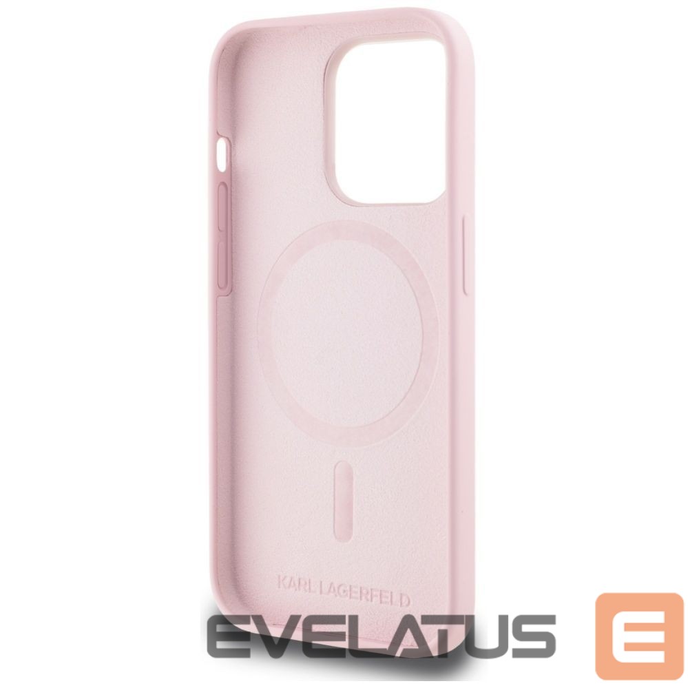 Other goods Karl Lagerfeld Karl Lagerfeld Silicone Karl&Choupette MagSafe Case for iPhone 14 Pro Max - Pink