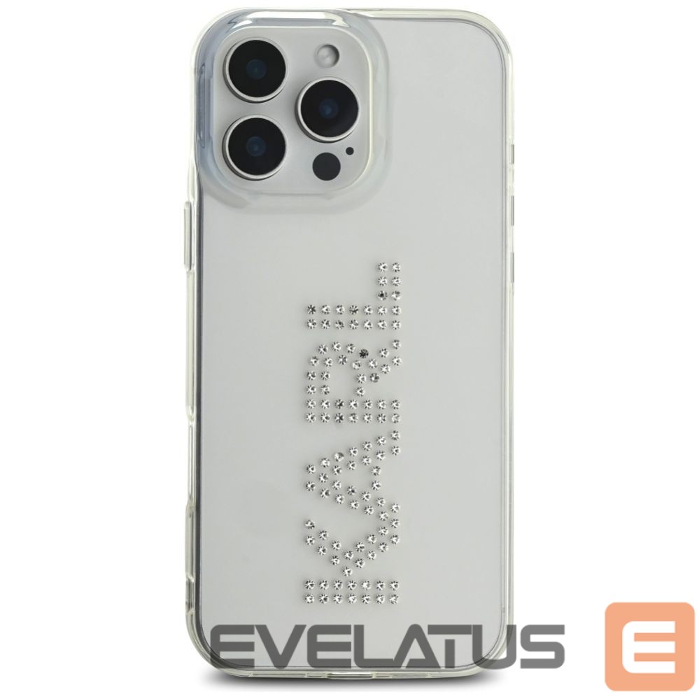 Other goods Karl Lagerfeld Karl Lagerfeld IML Rhinestones Logo iPhone 16 Pro Case - Clear