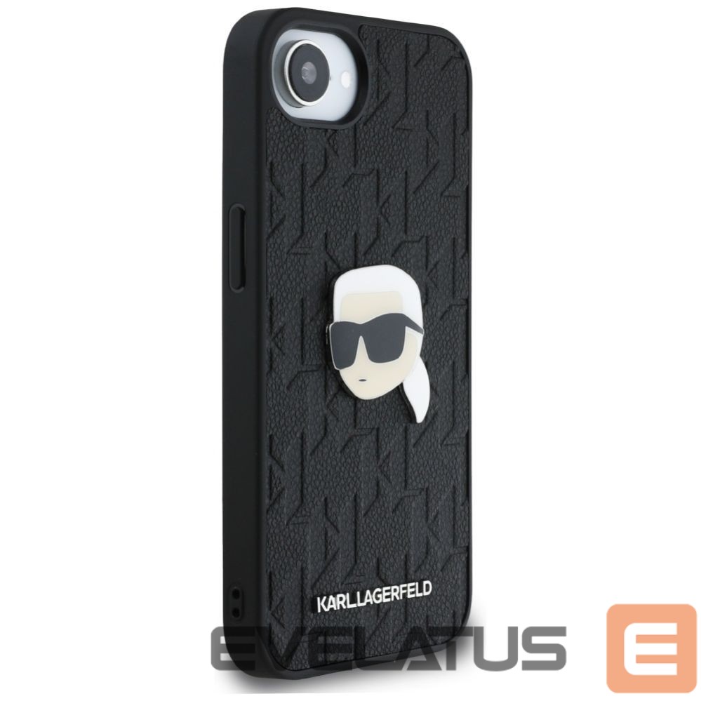 Other goods Karl Lagerfeld Karl Lagerfeld Monogram Karl Head Pin iPhone 16e Case - Black