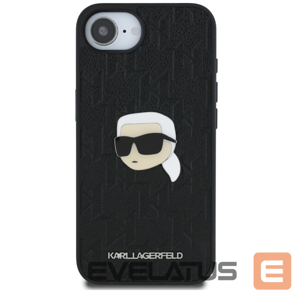 Other goods Karl Lagerfeld Karl Lagerfeld Monogram Karl Head Pin iPhone 16e Case - Black