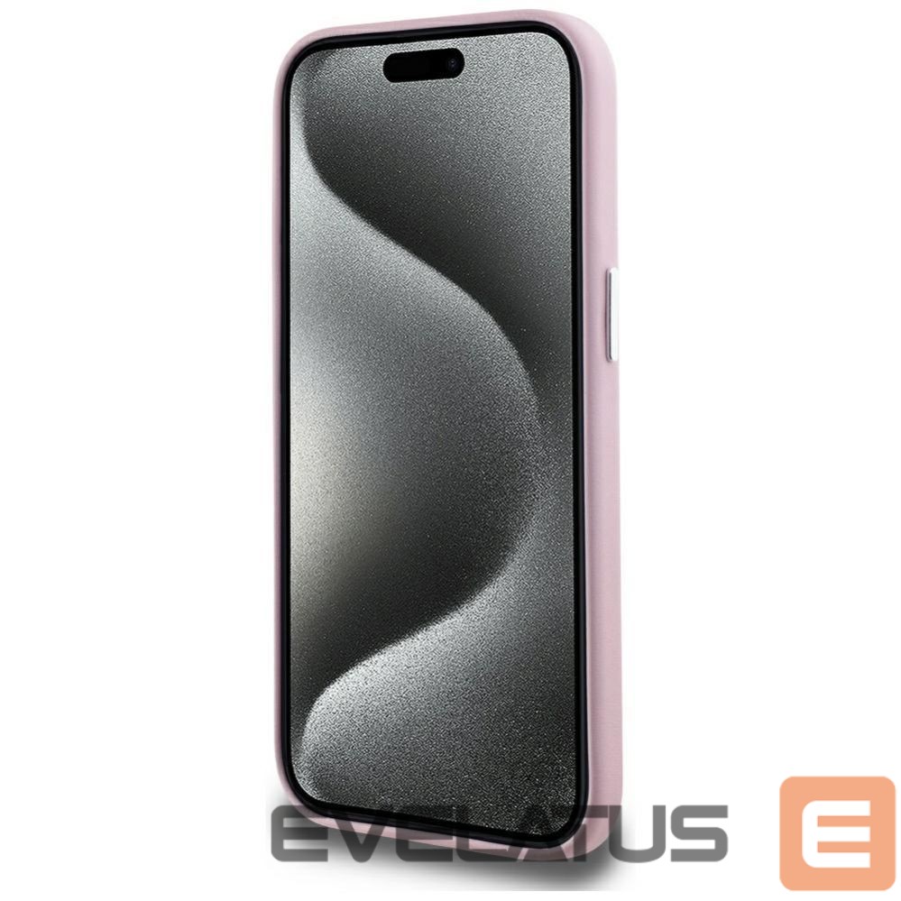 Other goods Karl Lagerfeld Karl Lagerfeld FW Metal Plate MagSafe iPhone 15 Case - Pink