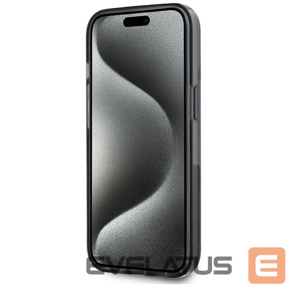 Other goods Karl Lagerfeld Karl Lagerfeld Liquide Glitter Monogram Gradient iPhone 15 Case - Black