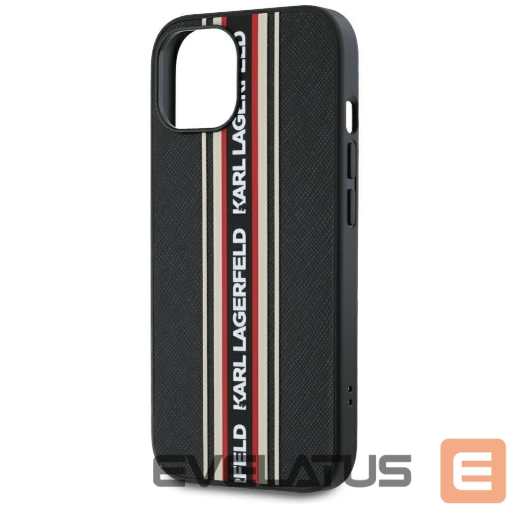 Other goods Karl Lagerfeld Karl Lagerfeld Saffiano Athleisure Stripes Cord iPhone 15 Case - Red