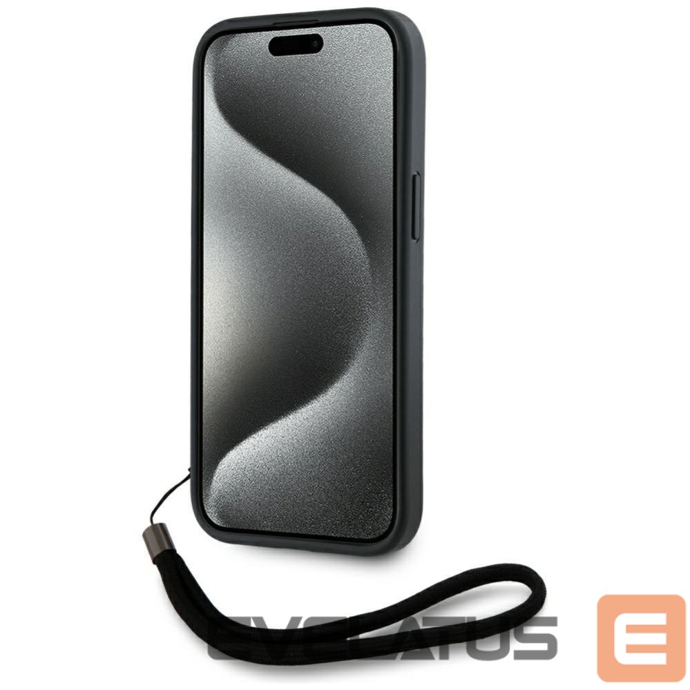 Other goods Karl Lagerfeld Karl Lagerfeld Saffiano Athleisure Stripes Cord iPhone 15 Case - Pink