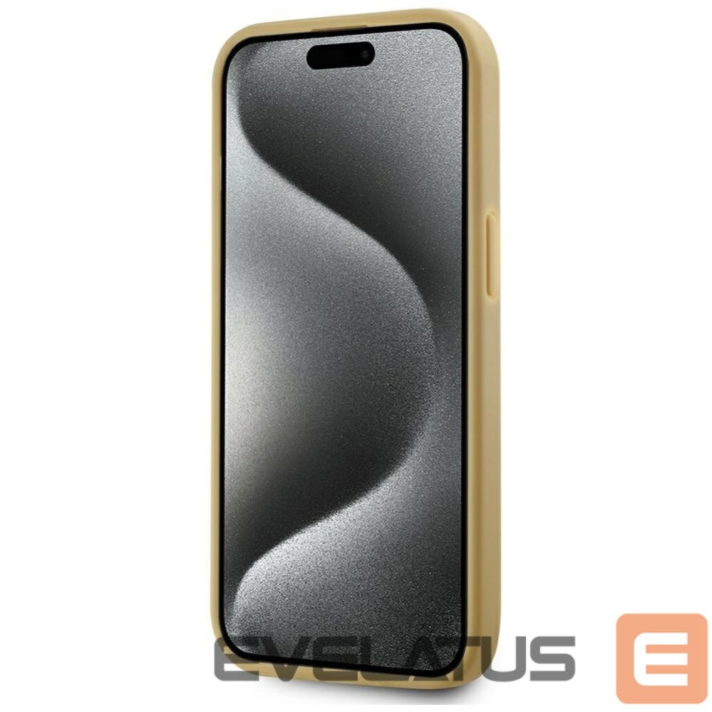 Other goods Karl Lagerfeld Karl Lagerfeld Wrinkled Metal Signature iPhone 15 Case - Gold
