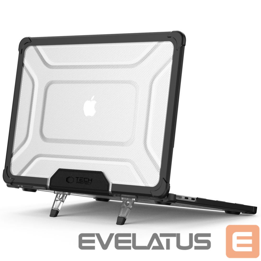 Other goods Tech-Protect Tech-Protect SmartShell Pro case for MacBook Air 13" 2023-2025 M2 / M3 / M4 - transparent and black