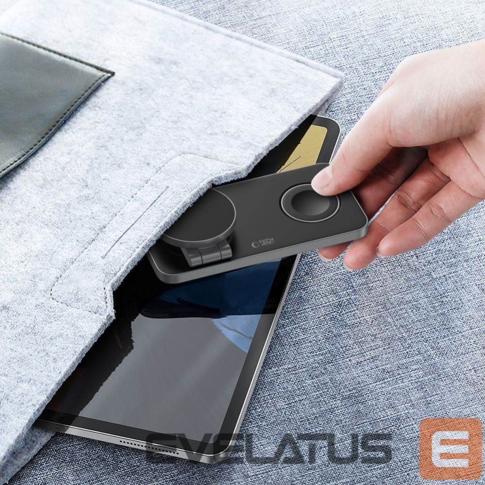 Other goods Tech-Protect Tech-Protect QI15W-A47 MagSafe 3in1 Inductive Charger + USB-C Cable - Black