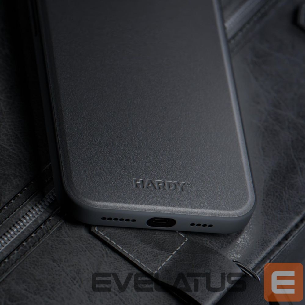 Other goods 3MK 3mk Hardy Apple Silky Leather MagCase for Apple iPhone 16 - Black