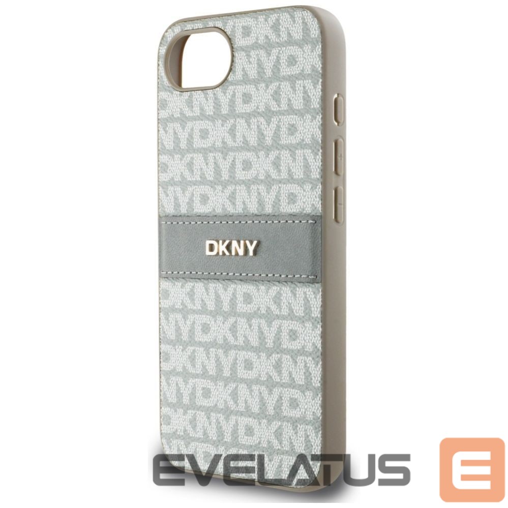 Other goods DKNY DKNY Repeat Texture Pattern with Tonal Stripe iPhone 16e Case - Beige