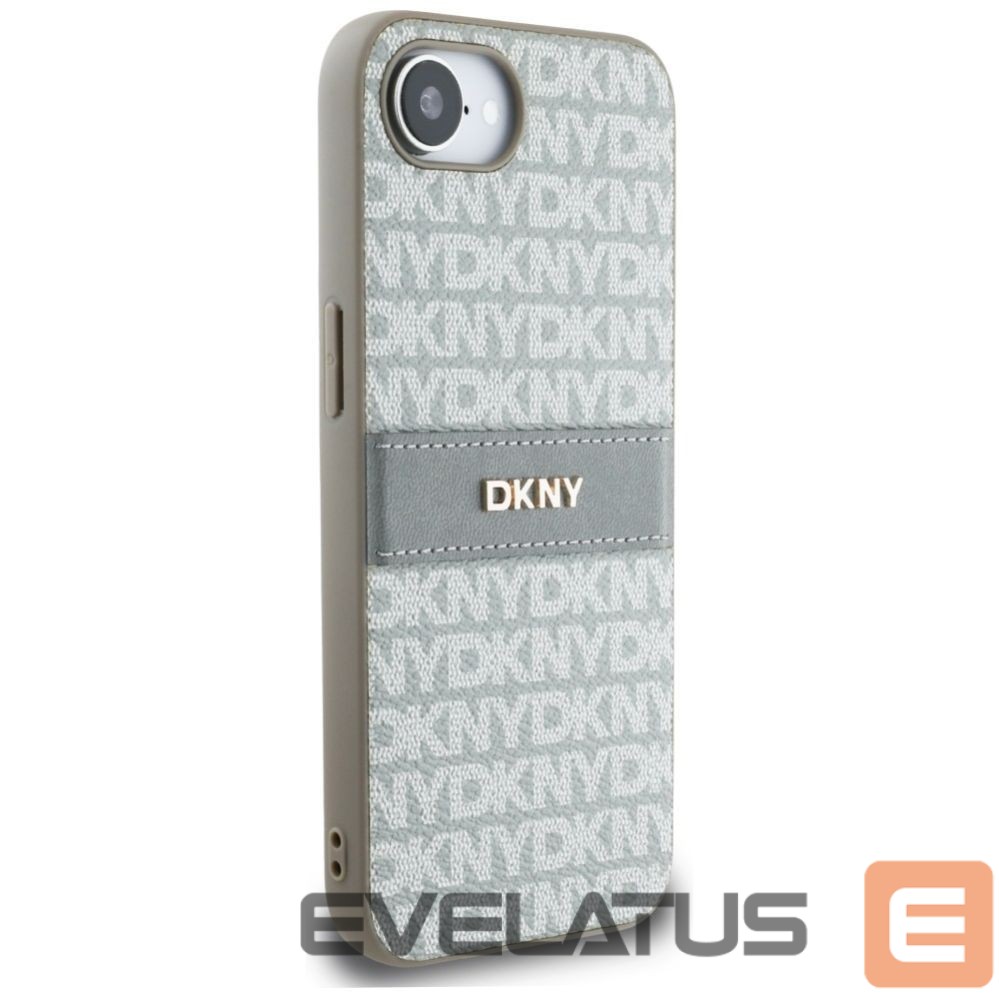Other goods DKNY DKNY Repeat Texture Pattern with Tonal Stripe iPhone 16e Case - Beige