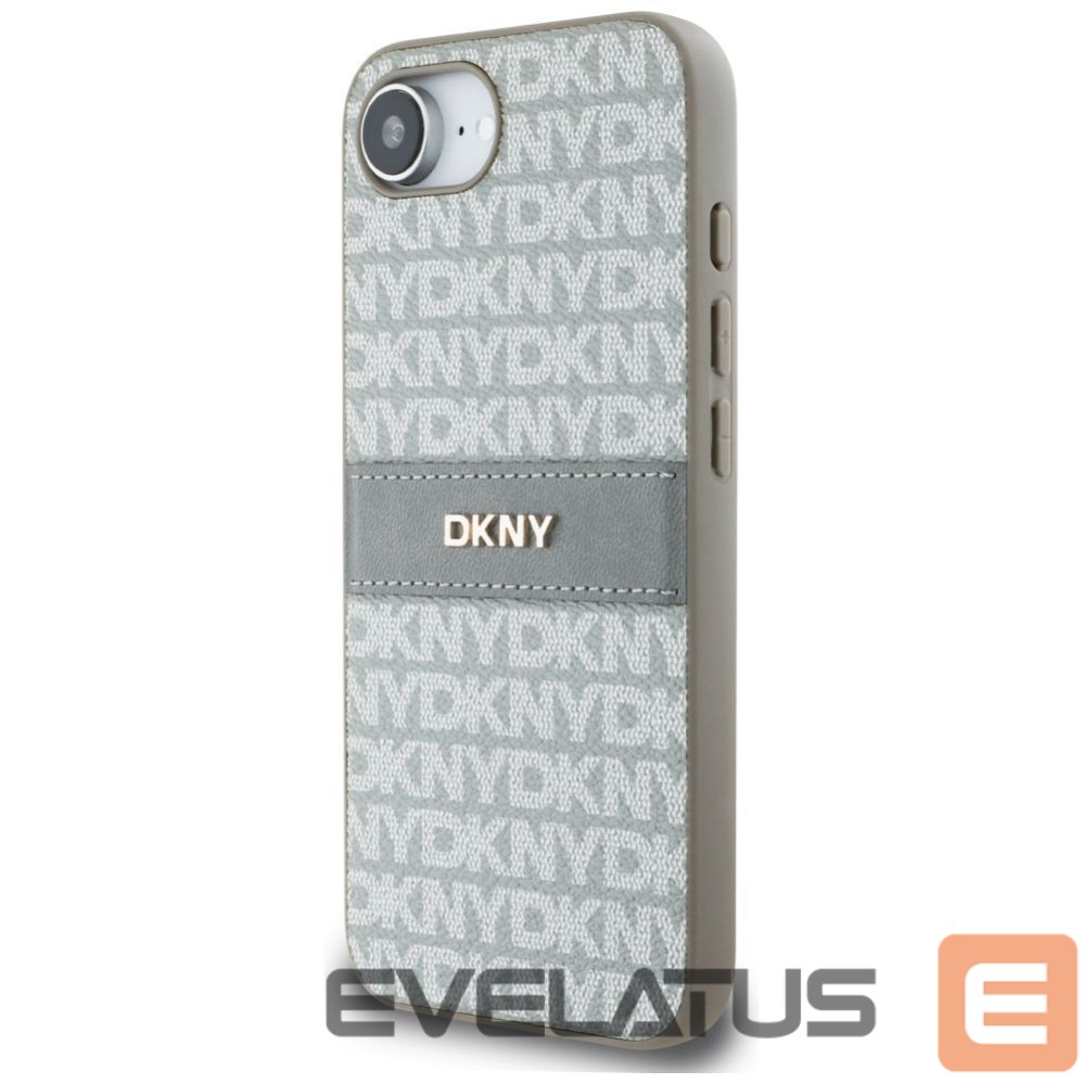 Other goods DKNY DKNY Repeat Texture Pattern with Tonal Stripe iPhone 16e Case - Beige