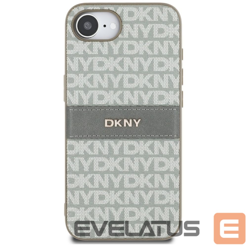 Other goods DKNY DKNY Repeat Texture Pattern with Tonal Stripe iPhone 16e Case - Beige