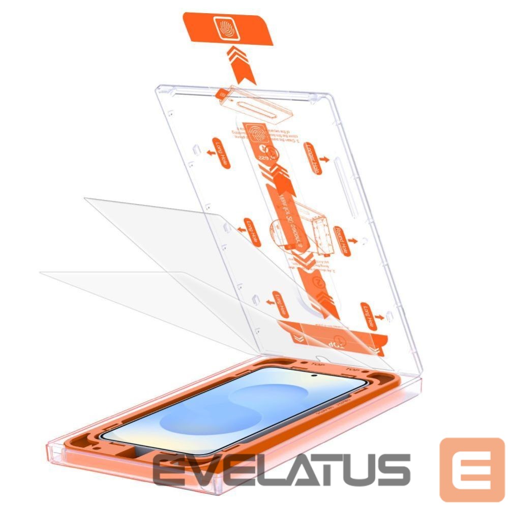 Other goods Tech-Protect Tech-Protect Quick Set+ Tempered Glass for Samsung Galaxy S25 - Transparent