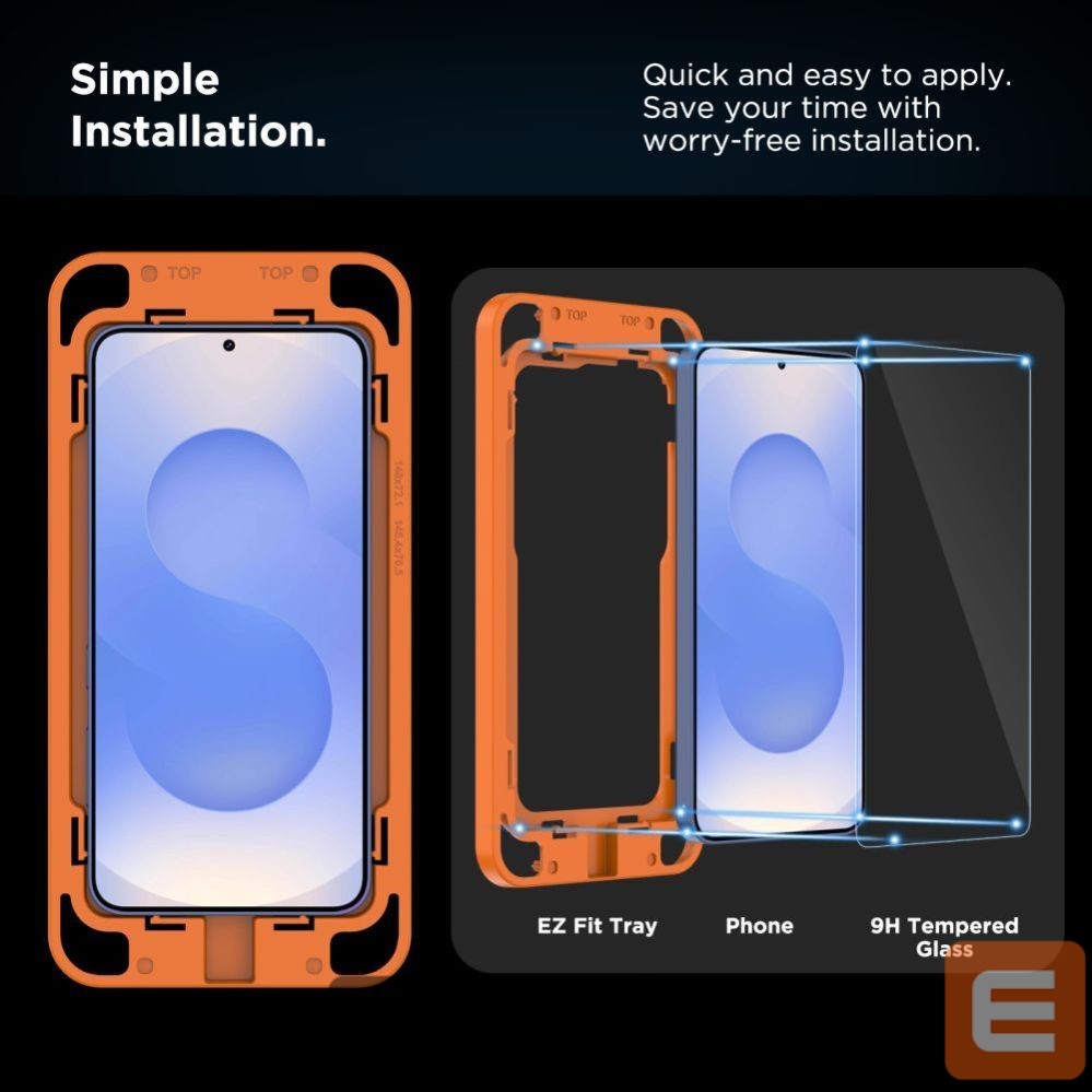 Other goods Tech-Protect Tech-Protect Quick Set+ Tempered Glass for Samsung Galaxy S25 - Transparent