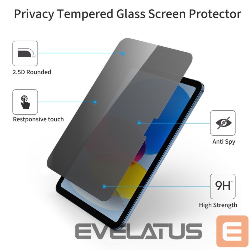 Other goods Tech-Protect Tech-Protect Glass Spy+ Privacy Glass for iPad 10.9” 2022 / iPad 11” 2025