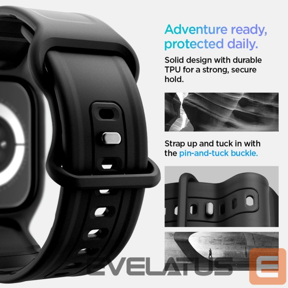 Other goods Spigen Spigen Vault Pro Strap for Apple Watch 42mm - Matte Black