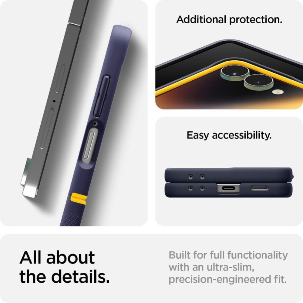 Other goods Spigen Nano Pop Mag MagSafe Case for Samsung Galaxy Z Flip 7 - Navy Blue and Yellow