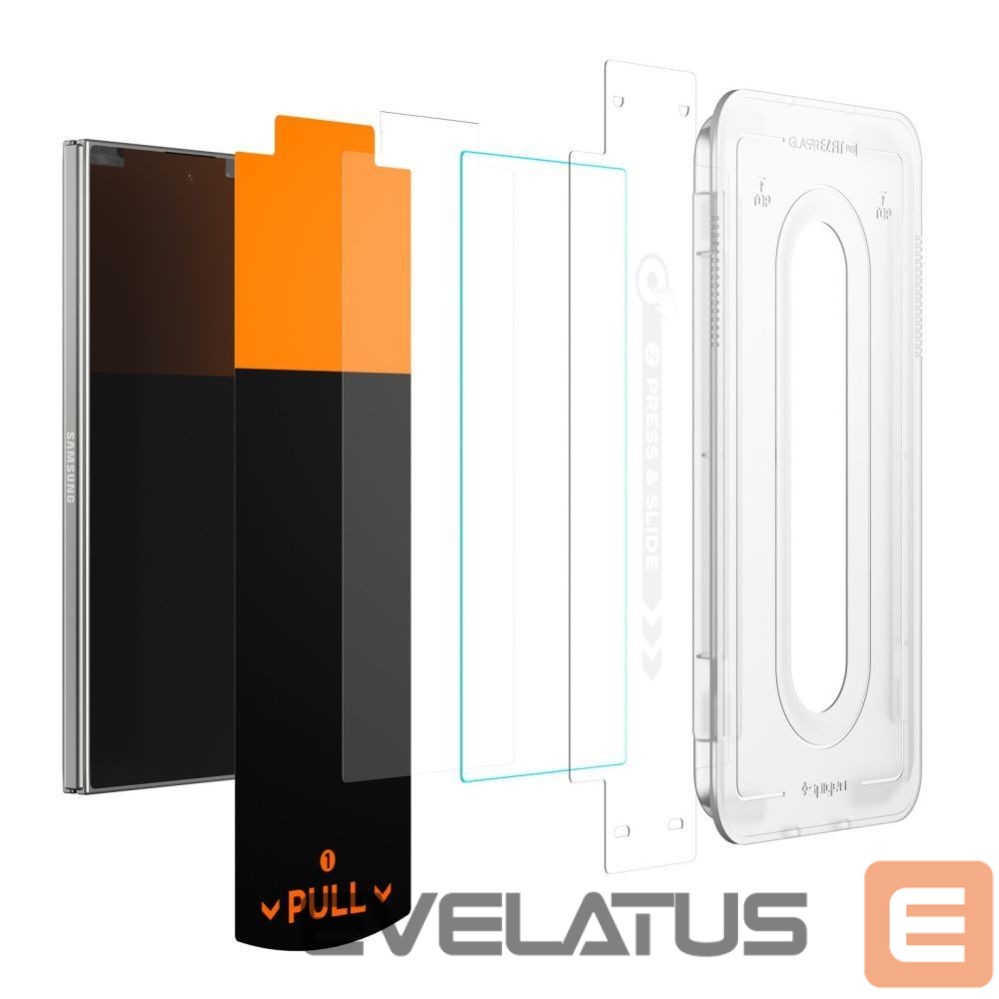 Other goods Spigen Spigen Glas.TR EZ Fit Pro HD Tempered Glass 2-pack for Samsung Galaxy Z Fold 7 - Transparent