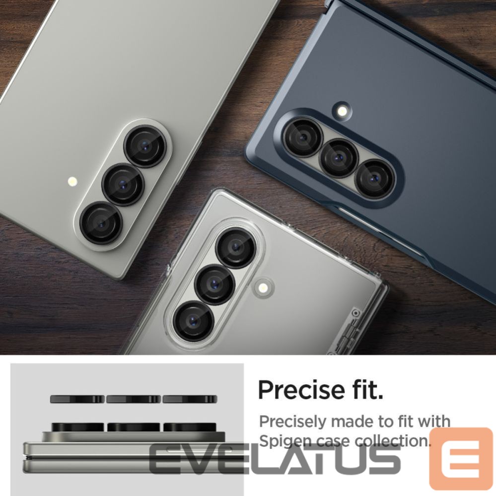 Other goods Spigen Spigen Optik Pro HD Glas.TR EZ Fit 2-pack Camera Protector for Samsung Galaxy Z Fold 7 - Black