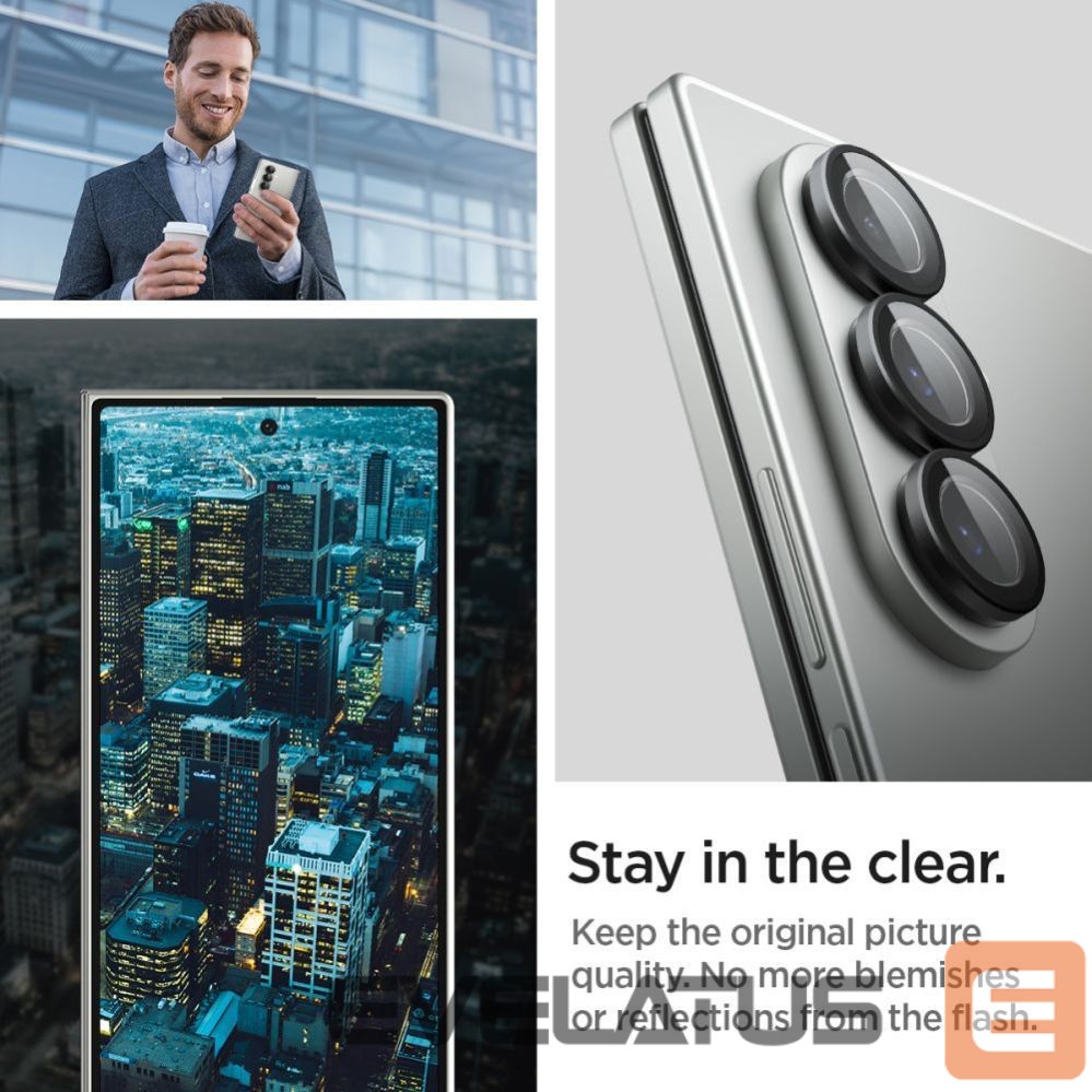 Other goods Spigen Spigen Optik Pro HD Glas.TR EZ Fit 2-pack Camera Protector for Samsung Galaxy Z Fold 7 - Black