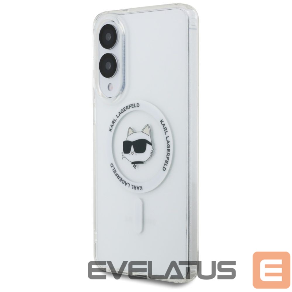 Other goods Karl Lagerfeld Karl Lagerfeld Button Choupette Head Printed Logo MagSafe Case for Samsung Galaxy S25 Edge - White
