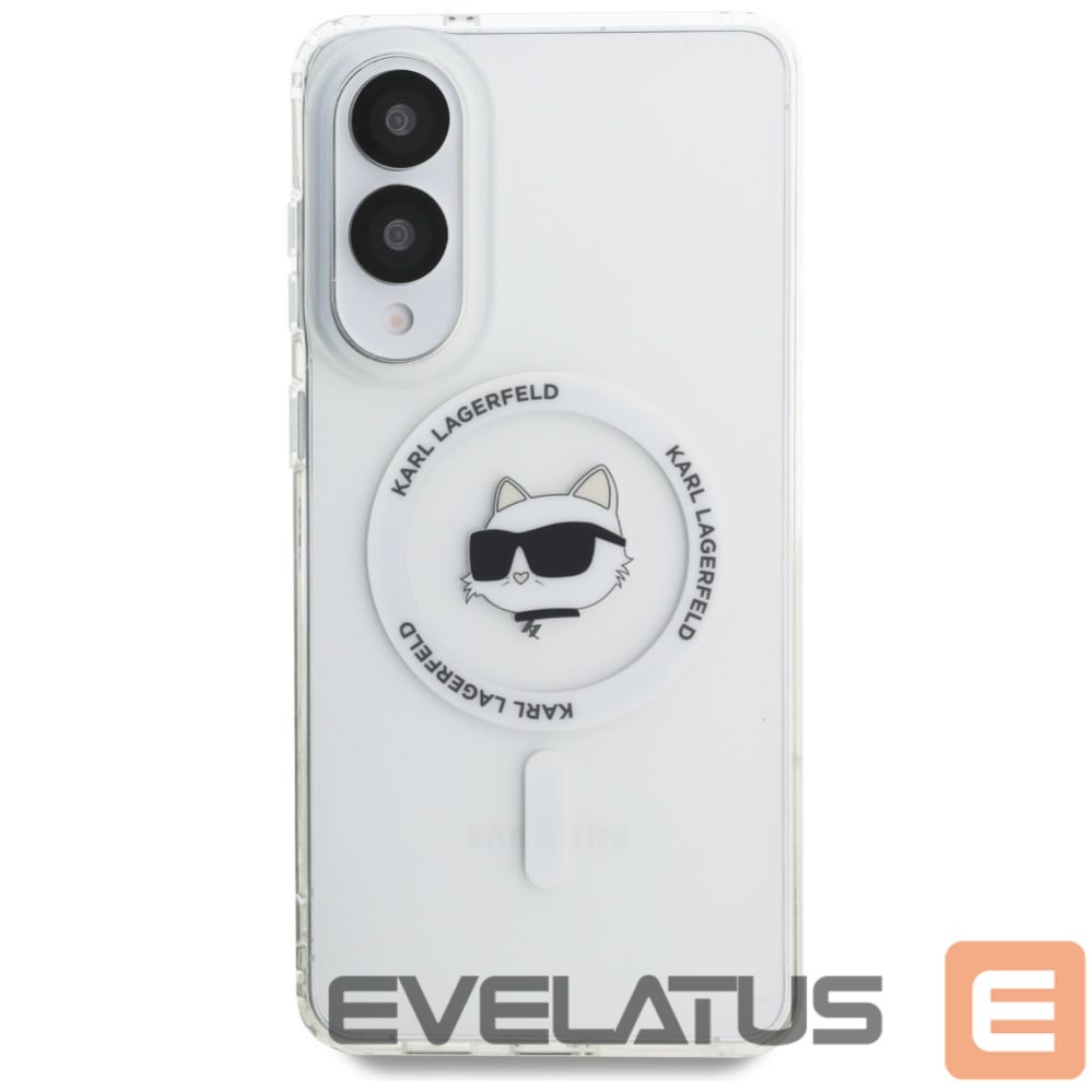 Other goods Karl Lagerfeld Karl Lagerfeld Button Choupette Head Printed Logo MagSafe Case for Samsung Galaxy S25 Edge - White
