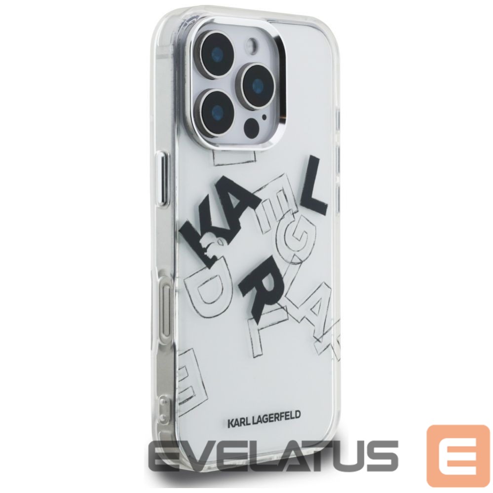 Other goods Karl Lagerfeld Karl Lagerfeld IML Sketched Graphic Case for iPhone 16 Pro - Clear