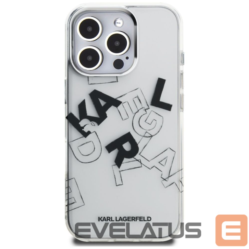 Other goods Karl Lagerfeld Karl Lagerfeld IML Sketched Graphic Case for iPhone 16 Pro - Clear