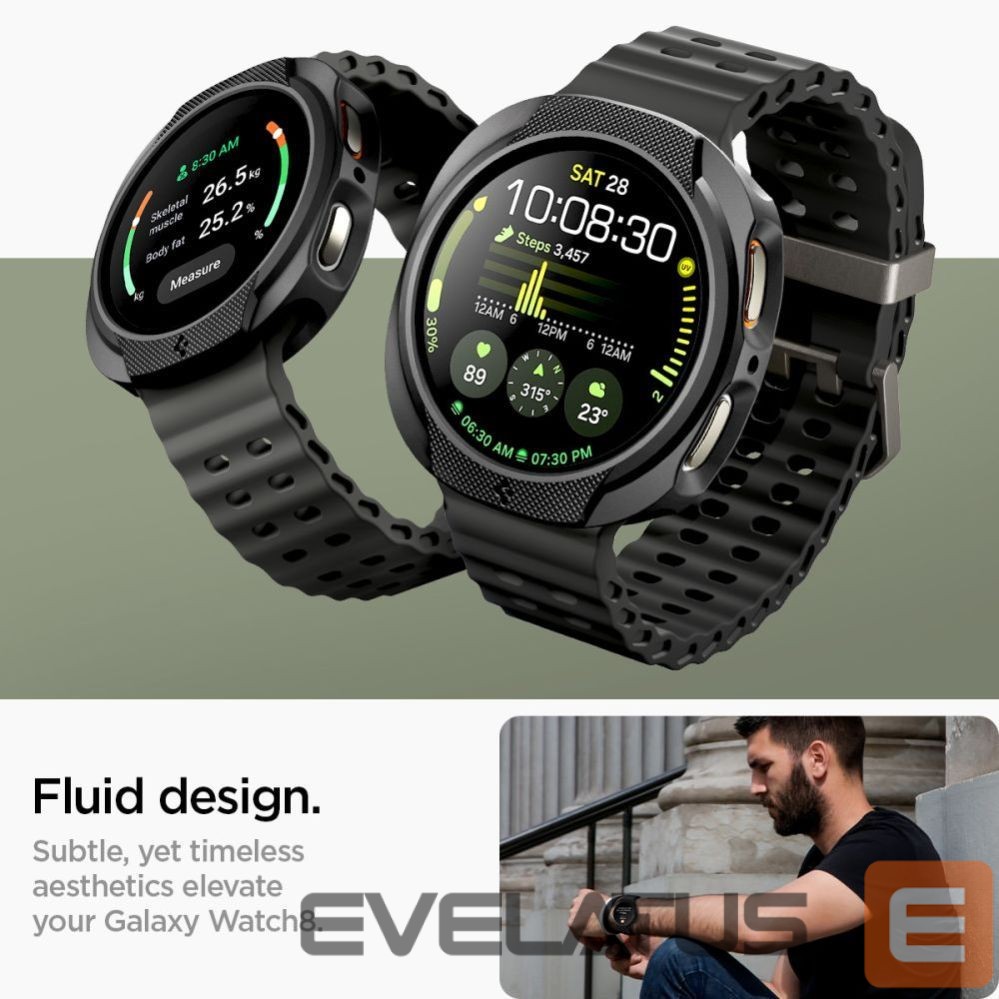 Other goods Spigen Spigen Liquid Air Case for Samsung Galaxy Watch 8 40mm - Matte Black