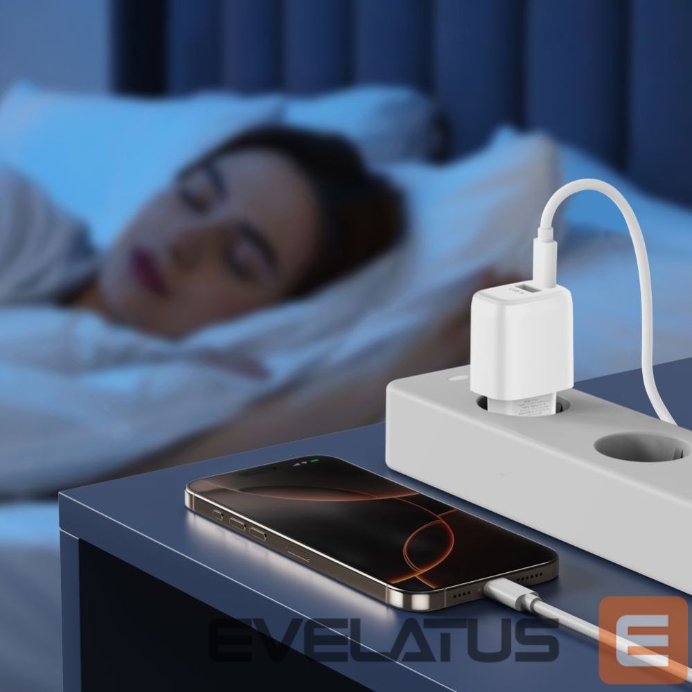 Other goods Tech-Protect Tech-Protect NCA30 PD 30W QC3.0 USB-A / USB-C Wall Charger + USB-C / Lightning Cable 100cm - White