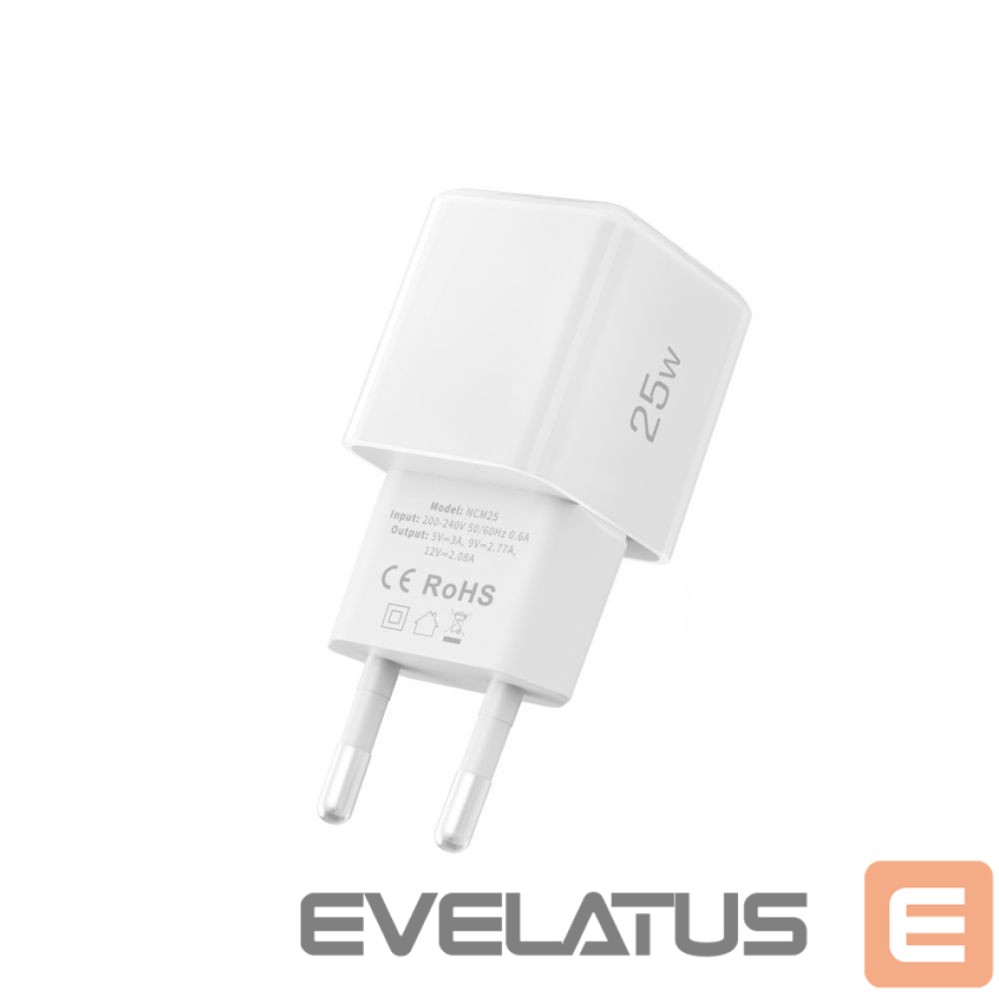 Other goods Tech-Protect Tech-Protect NCM25 USB-C PD 25W Wall Charger - White