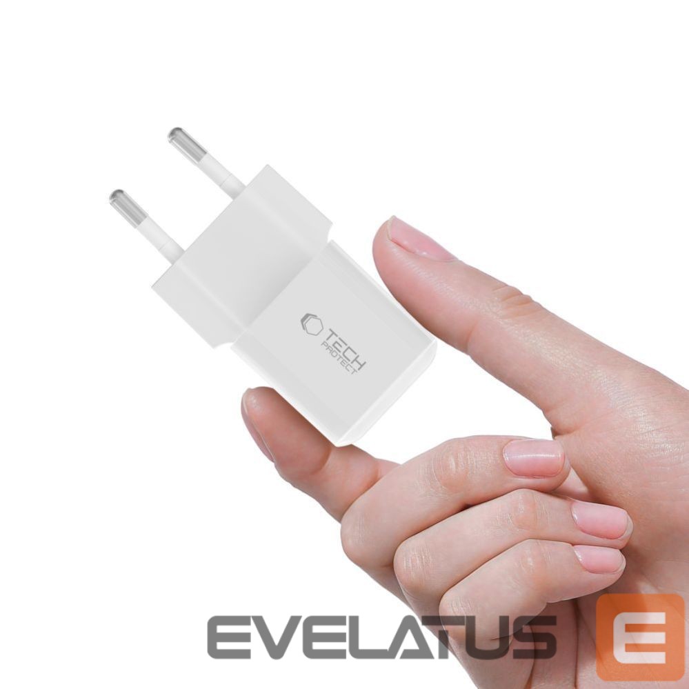 Other goods Tech-Protect Tech-Protect NCM25 USB-C PD 25W Wall Charger - White