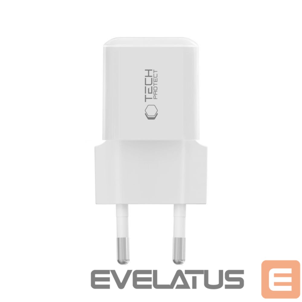 Other goods Tech-Protect Tech-Protect NCM25 USB-C PD 25W Wall Charger - White
