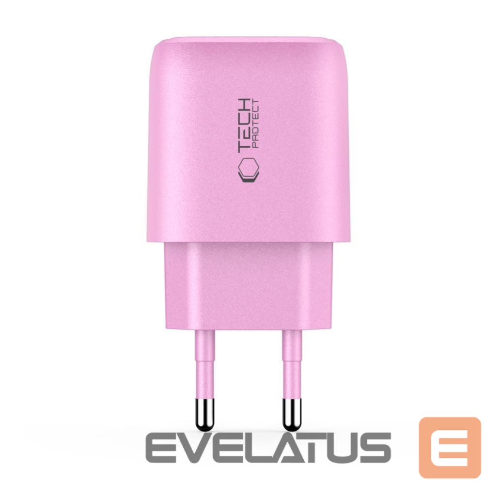 Other goods Tech-Protect Tech-Protect NCA30 PD 30W QC3.0 USB-A / USB-C Wall Charger - Pink