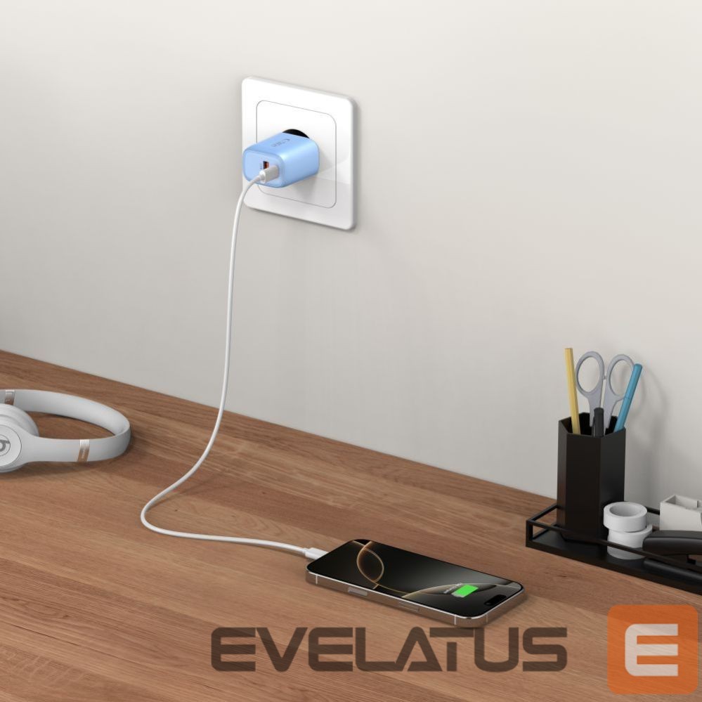 Other goods Tech-Protect Tech-Protect NCA30 PD 30W QC3.0 USB-A / USB-C Wall Charger - Blue