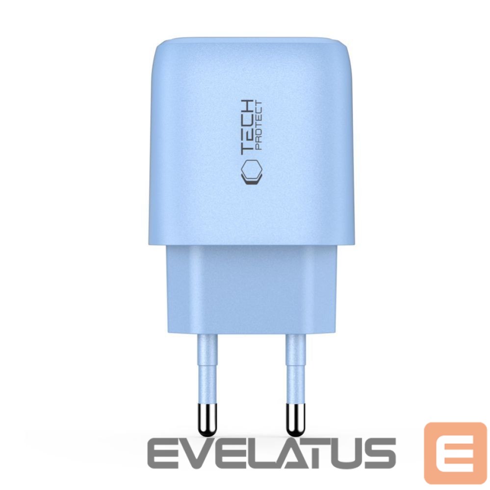 Other goods Tech-Protect Tech-Protect NCA30 PD 30W QC3.0 USB-A / USB-C Wall Charger - Blue