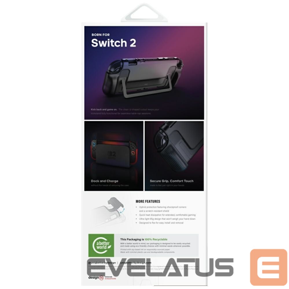 Other goods UNIQ Uniq Hybrid Bytearmor case for Nintendo Switch 2 - black