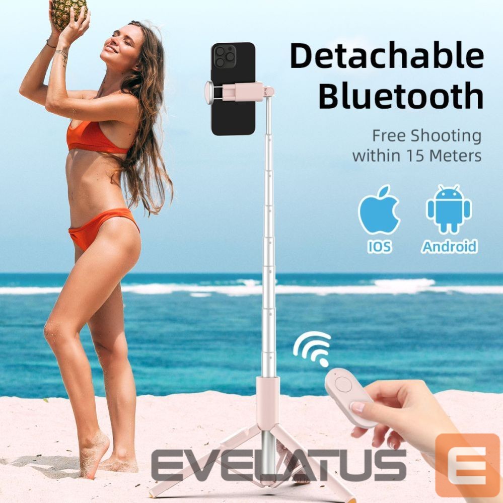 Other goods Tech-Protect Selfie Stick Tech-Protect L09S with Tripod - Pink