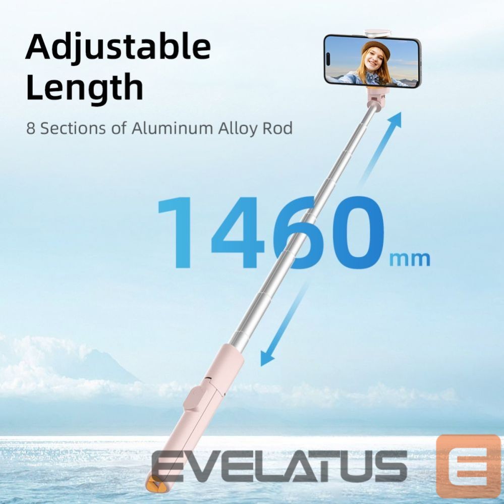 Other goods Tech-Protect Selfie Stick Tech-Protect L09S with Tripod - Pink