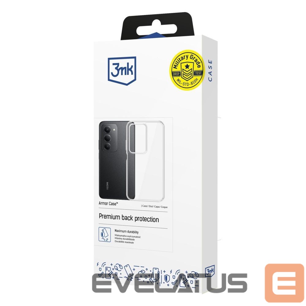Other goods 3MK 3mk Armor Case for Xiaomi Redmi 15 5G - transparent