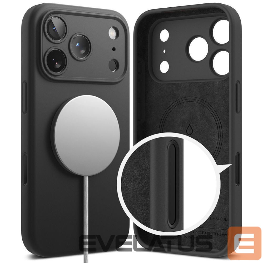 Other goods Ringke Ringke Silicone Magnetic MagSafe Case for iPhone 17 Pro Max - Black
