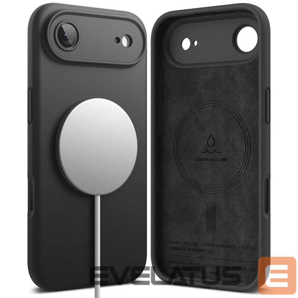 Other goods Ringke Ringke Silicone Magnetic MagSafe Case for iPhone 17 Air - Black