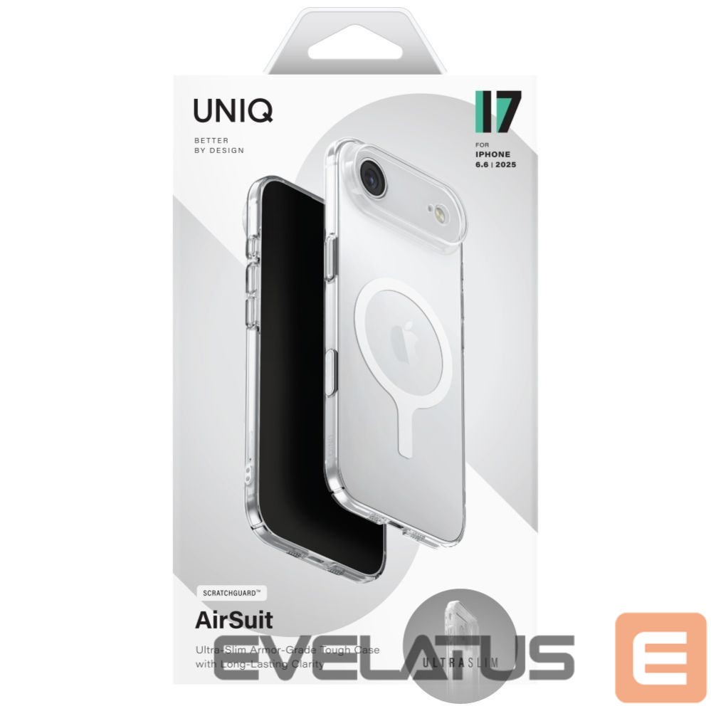 Other goods UNIQ Uniq Airsuit Case for iPhone 17 Air Magclick Charging - Transparent