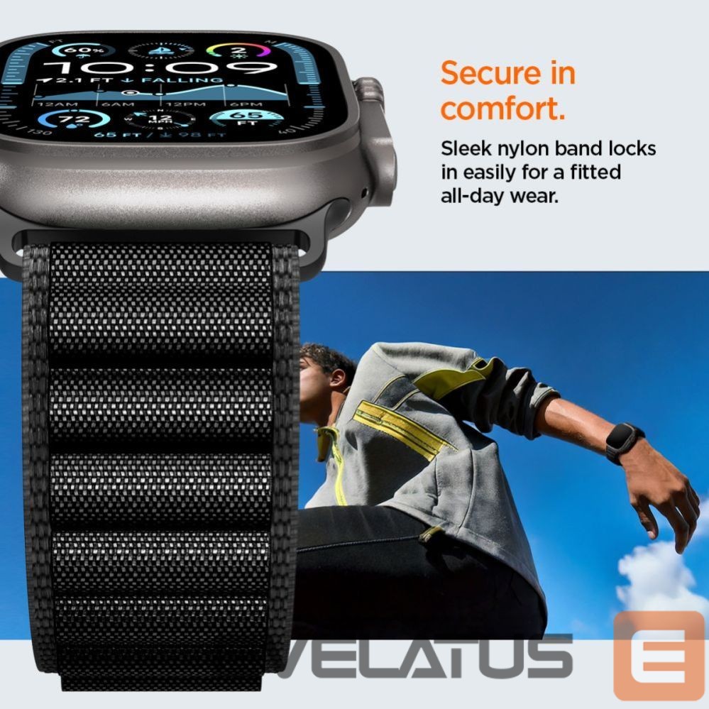 Other goods Spigen Strap Spigen WBF1 Strap for Apple Watch 44 / 45 / 46 / 49 mm - Black