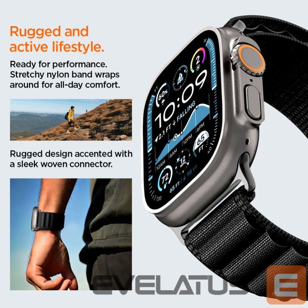Other goods Spigen Strap Spigen WBF1 Strap for Apple Watch 44 / 45 / 46 / 49 mm - Black