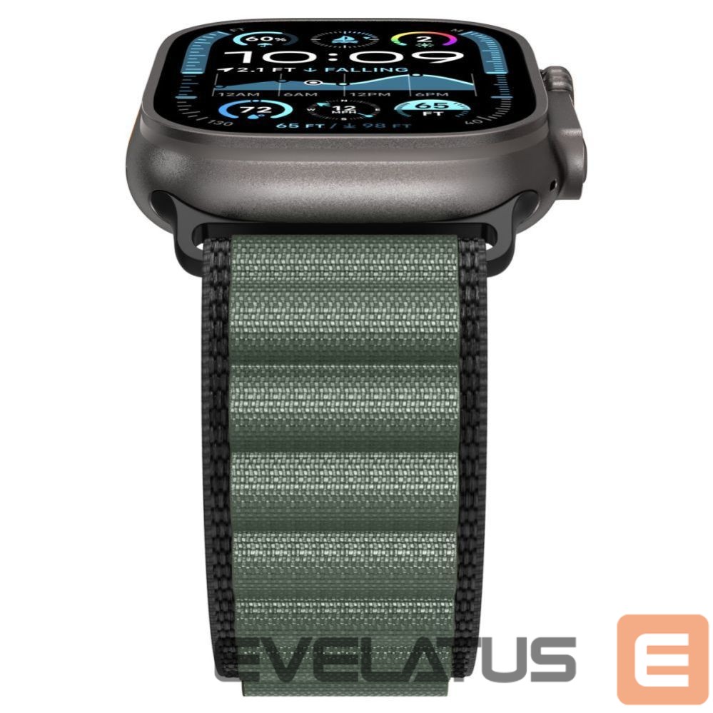 Other goods Spigen Strap Spigen WBF1 Strap for Apple Watch 44 / 45 / 46 / 49 mm - Black and Green
