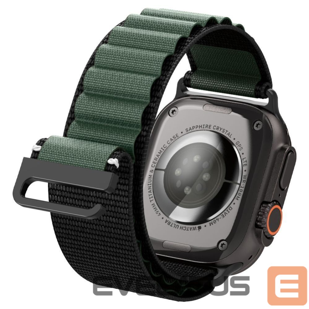 Other goods Spigen Strap Spigen WBF1 Strap for Apple Watch 44 / 45 / 46 / 49 mm - Black and Green